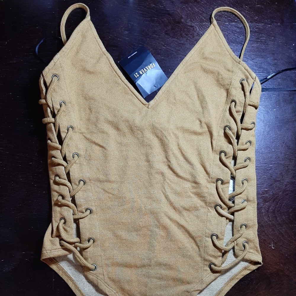 Orange/tan Leotard